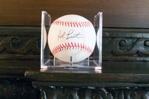 Autographed Baseball available as a silent auction prize